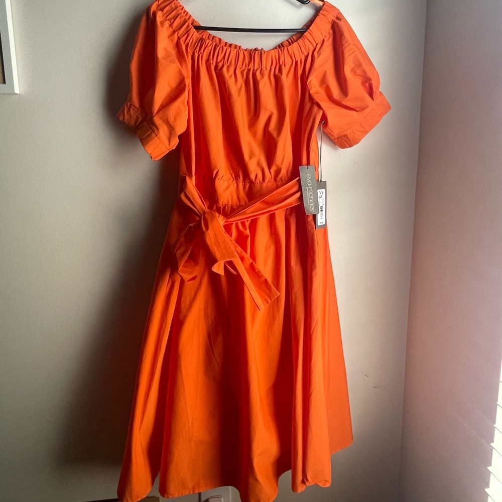 NWT- NY&CO BELTED DRESS